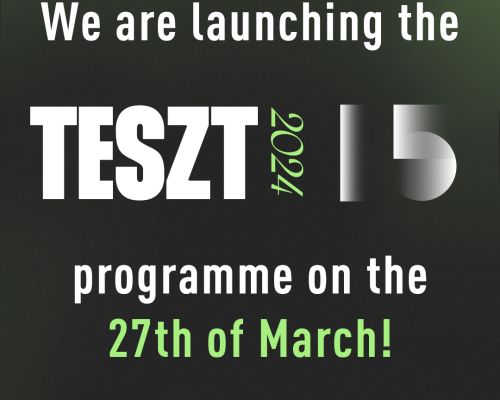 Március 27-én közöljük a #TESZT2024 programot