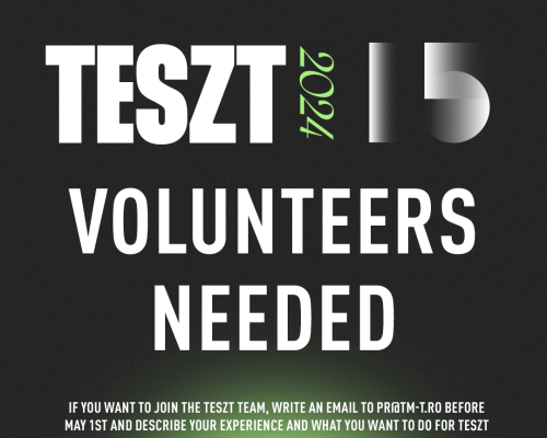 Legyél a TESZT15 fesztivál önkéntese!